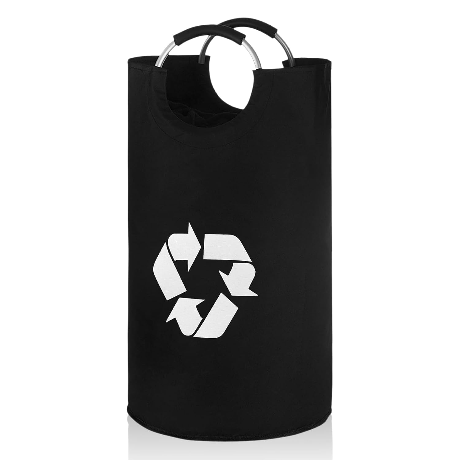 82-liter-recyclingbehälter – Faltbarer Oxford- Und Aluminiumbeutel – Flaschensortierung – Küche, Wohnzimmer, Badezimmer – Schwarz, 72 X 38 X 38 Cm