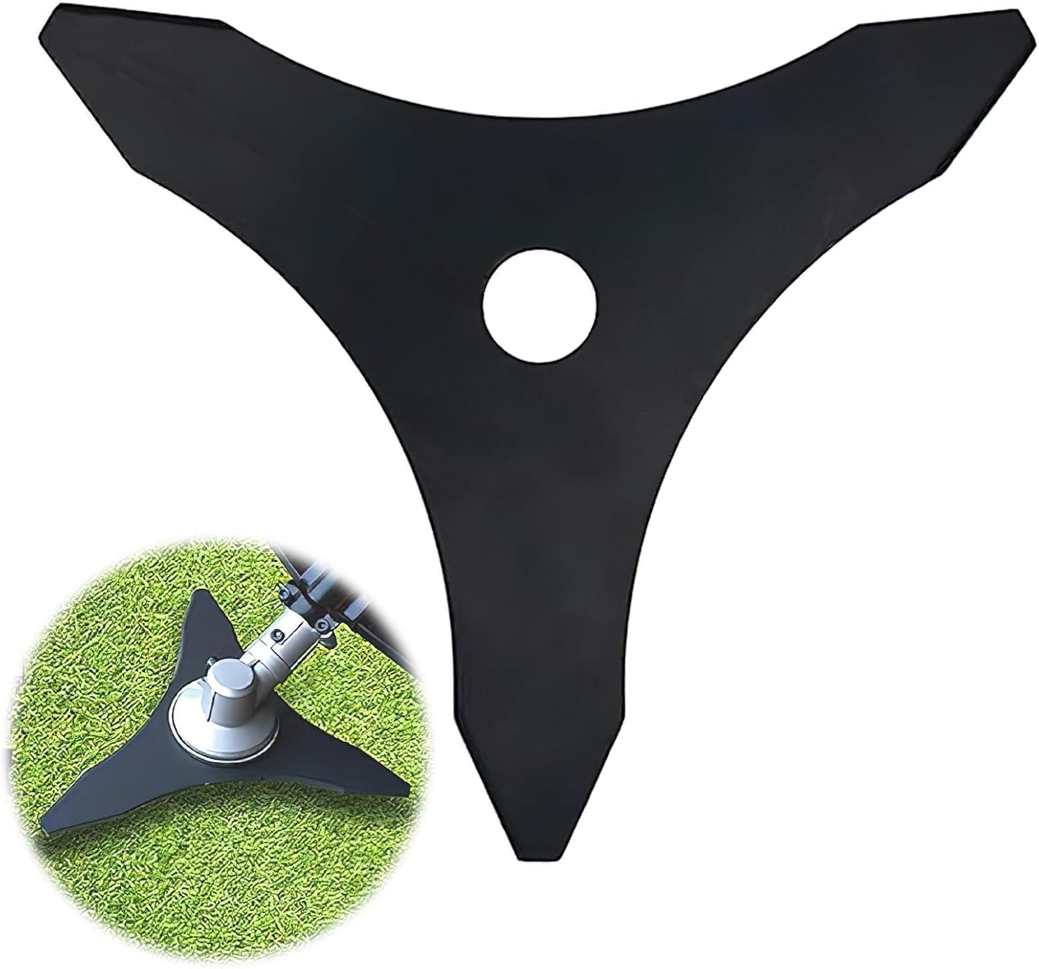 3-zahn-freischneiderklinge – 1 Stück – Manganstahl – Schneidet Brombeeren Und Zähes Gras – Garten Und Feld – Durchmesser 255 Mm