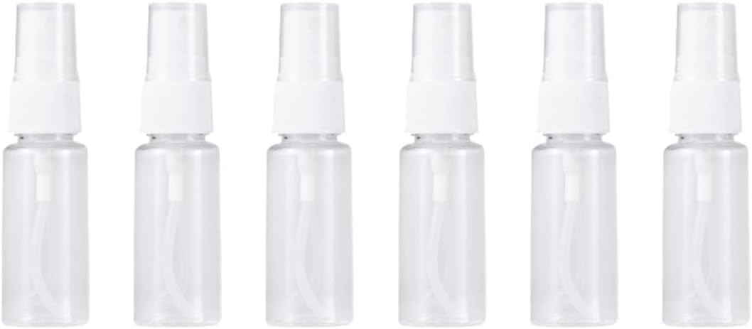 6er-set Sprühflaschen – 60 Ml – Transparentes Pet – Nachfüllbarer Sprühnebel – Für Reisen, Gartenarbeit Und Kosmetik – 3,5 X 11,9 Cm