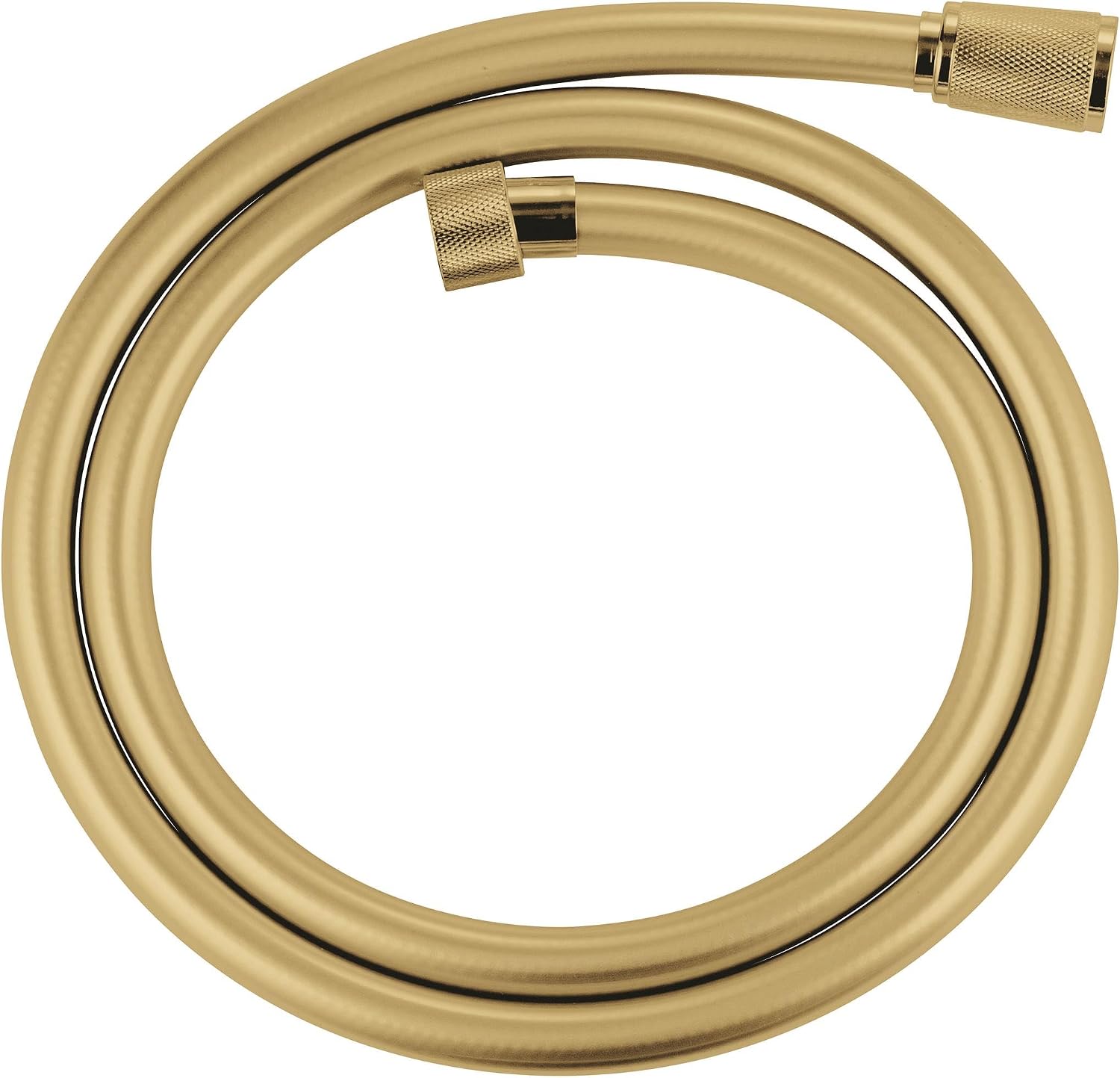 1,25 M Duschschlauch – 1 Stück – Goldfarbener Kunststoff – Verdrehsicher Und Robust – Modernes Badezimmer – Gold 1250 Mm
