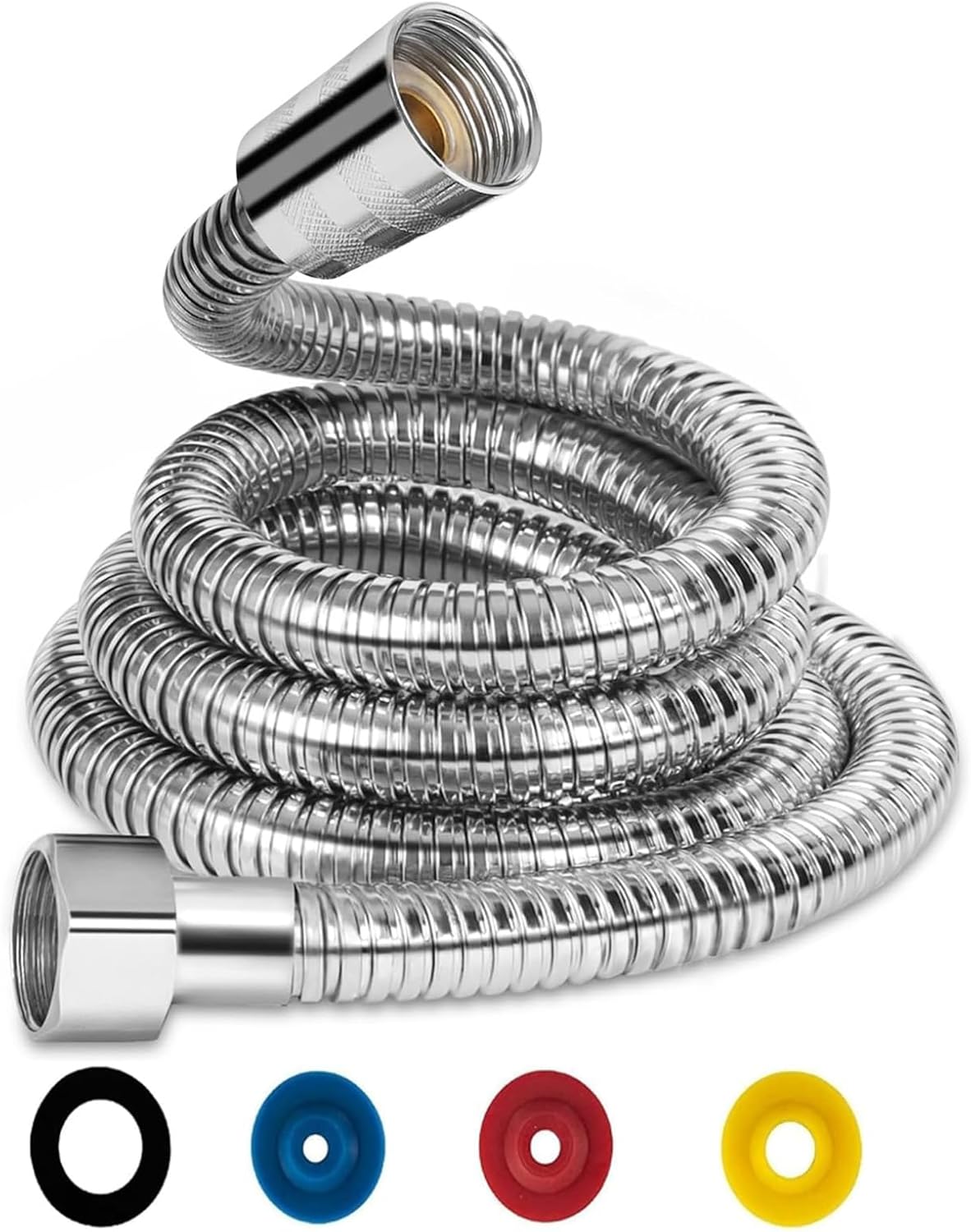 Duschschlauch – 3 M – Edelstahl – G1/2-anschluss – Verwicklungsfrei – Badezimmer