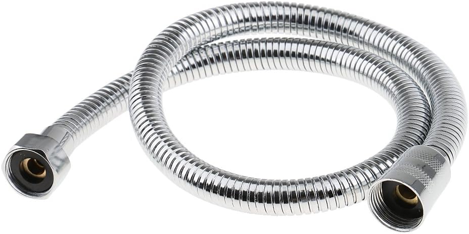 Duschschlauch – 1 Stück – Verchromter Edelstahl – Verdrehsicher Dn15 – Für Badezimmer – 70 Cm
