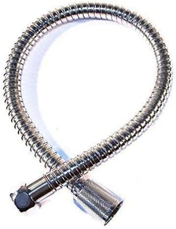 Duschschlauch – 1 Stück – Edelstahl – 1/2-zoll-anschlüsse – Badezimmer – 60 Cm Silber