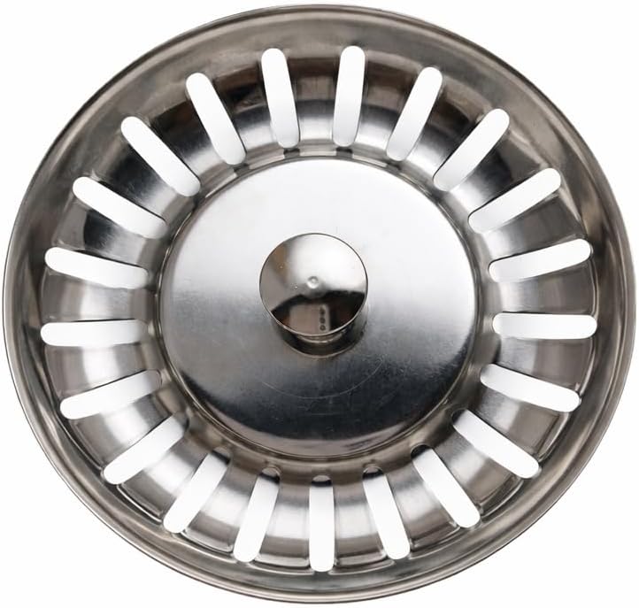 Siebkorb – 1 Stück – Edelstahl – 20 Fächer – Für Küchenspülen – Ø 84 Mm