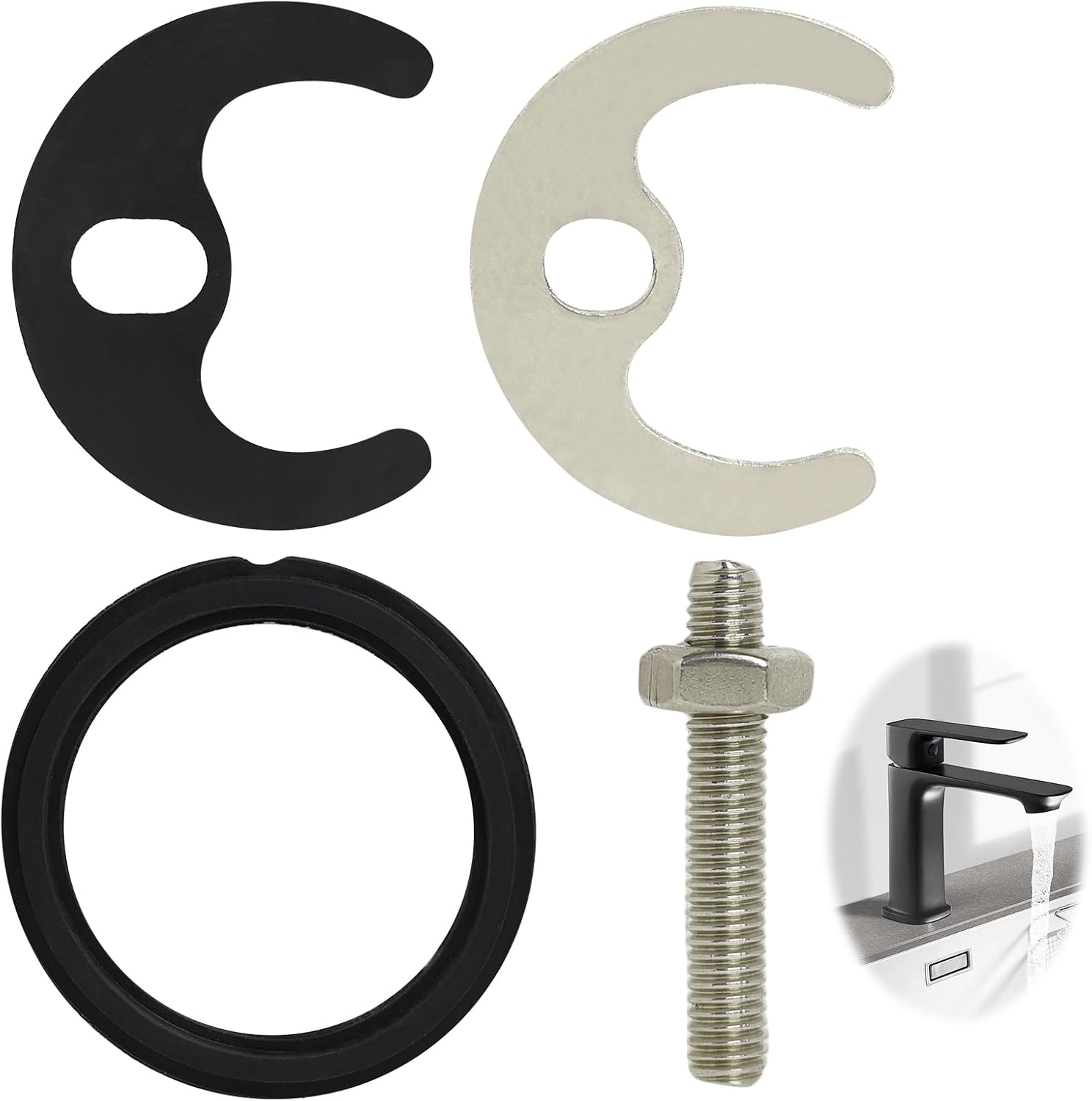 Armaturen-befestigungsset – 1 Set – Stahl – Für Einhebelmischer – Waschbecken Und Spüle – M8