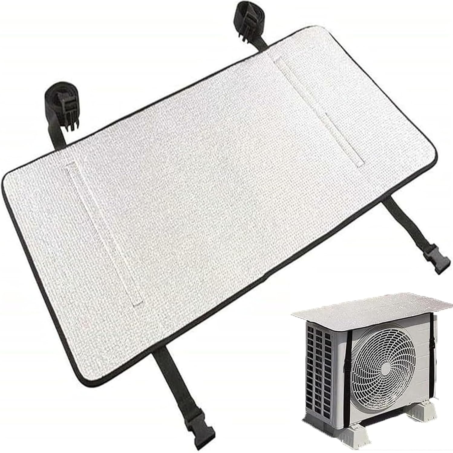 Außenabdeckung Für Klimaanlagen – 1-teilig – Aluminium-verbundmaterial – Wasserdicht Und Uv-beständig – Schutz Für Split-geräte – 95 X 46 Cm