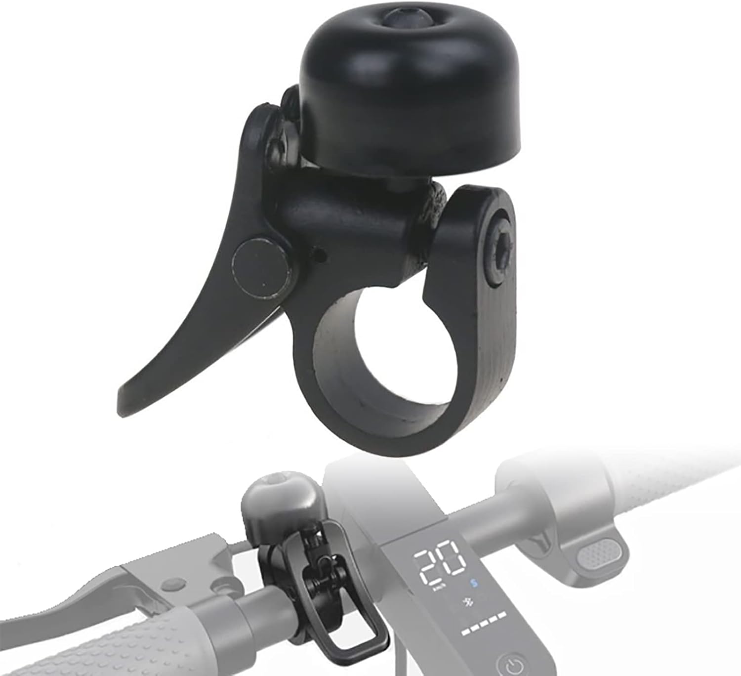 Fahrradklingel – 1 Stück – Aluminiumlegierung – Klares Akustisches Signal – Für Xiaomi M365 Pro 1s Essential Scooter – 8 X 5 X 5 Cm