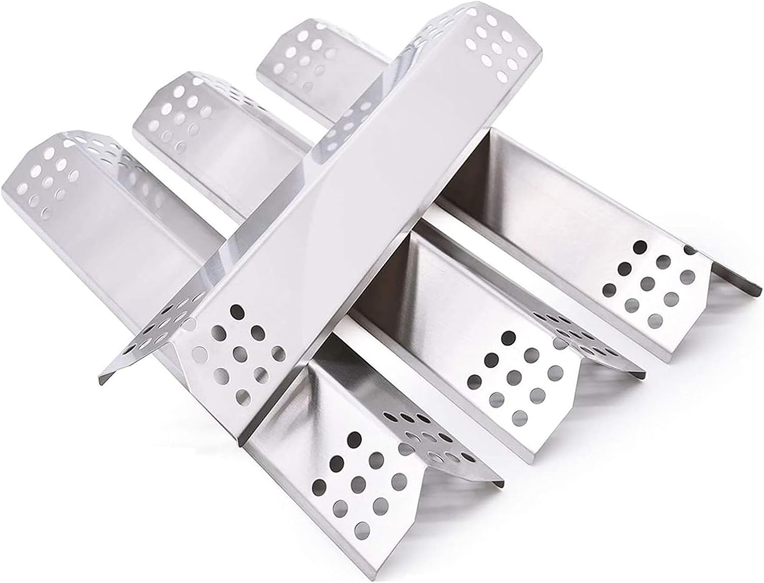 Kochplatte – 4er-set – Edelstahl – Hitzeverteiler – Gasgrill – 37 Cm