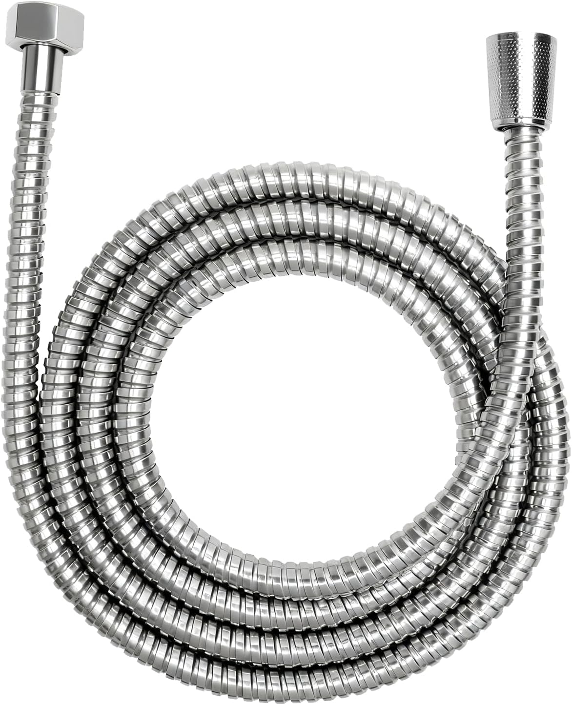 2 M Duschschlauch – Edelstahl – 360° Drehbarer, Verdrehungsfreier Flexschlauch – Universal-g1/2-anschluss – Badezimmer