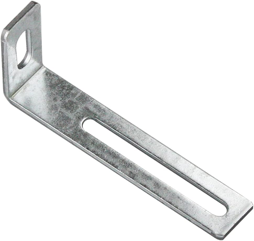 Kippsicherung Für Wandhalterungen – 10 Stück – Verzinkter Stahl – Sicherheitshalterungen Für Schwere Möbel – Schränke Und Regale – 78 X 32 X 2 Mm