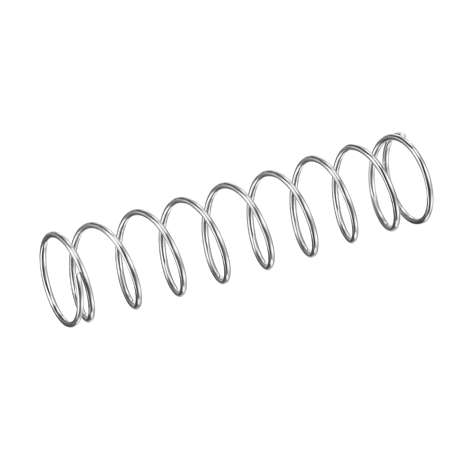 Druckfeder – 5er-pack – Edelstahl 304 – Korrosionsbeständig – Industrieausführung – 10 Mm X 40 Mm