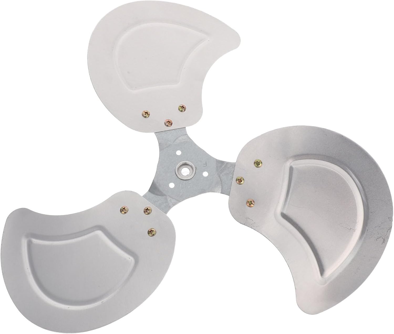 Dreiflügeliger Aluminiumpropeller, 40 Cm – 8 Mm Bohrung – Robust Und Leicht – Für Industrielüfter – Für Den Innen- Und Außenbereich – Silber