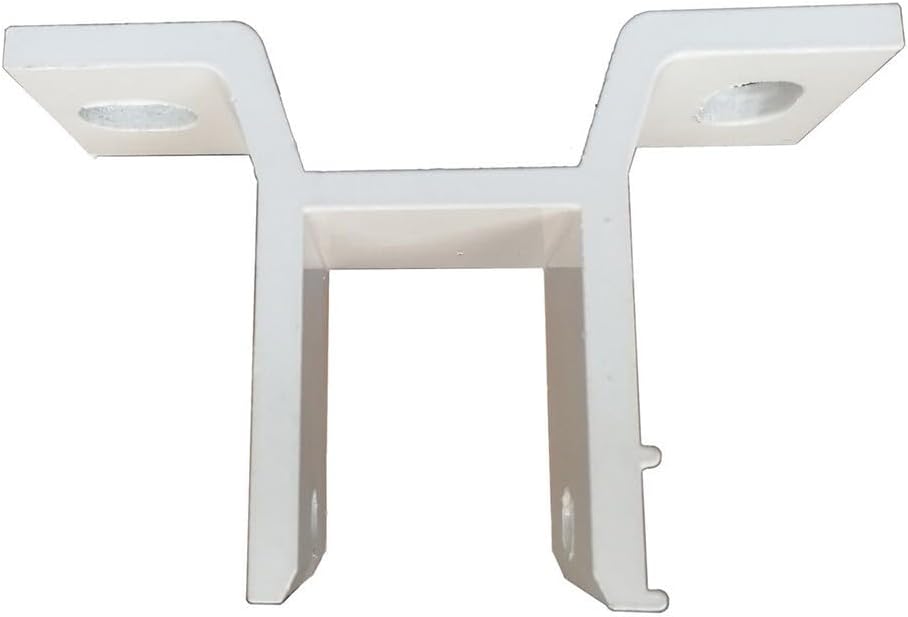 Markisenwandhalterung – 1 Stück – Weiße Aluminiumlegierung – Stabile Befestigung Für 40-mm-rohre – Für Außenbereich, Garten, Terrasse – 12,8 X 8,1 Cm