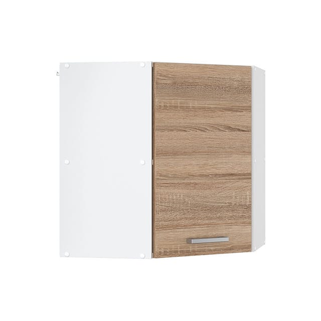 Vicco - Hängeschrank R-line, Sonoma, 57 Cm Eckhängeschrank Mit Tür