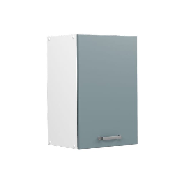 Vicco - Aufhängeschrank R-line, Blau-grau, 40 Cm Mit Offenen Regalen