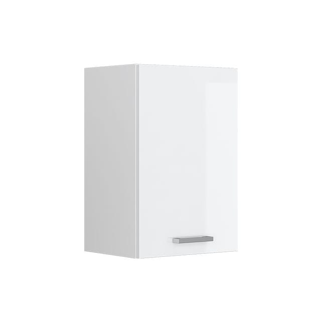 Vicco - Hängeschrank R-line, Weiß Hochglanz, 40 Cm Mit Offenen Regalen