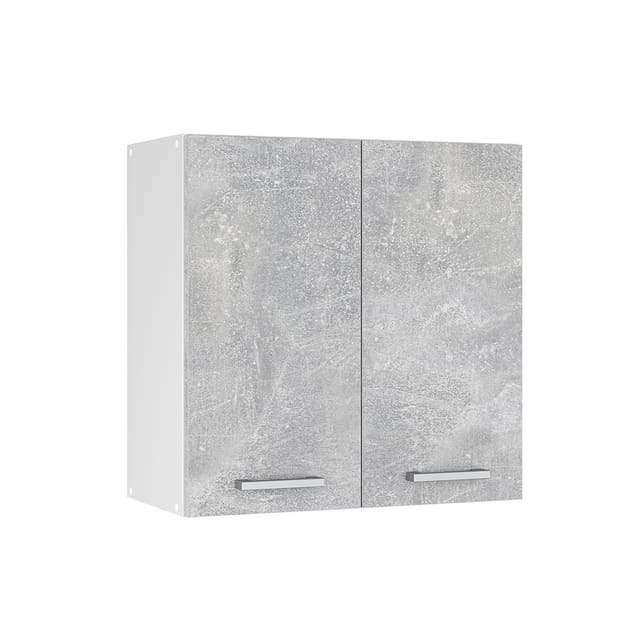 Hängeschrank R-line, Beton, 60 Cm Mit Türen Vicco