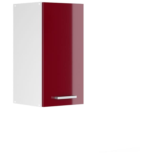 Vicco - Hängeschrank R-line, Bordeaux Hochglanz, 30 Cm Mit Tür