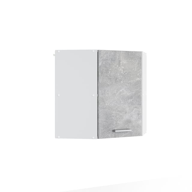 Vicco - Hängeschrank R-line, Beton, 57 Cm Eckhängeschrank Mit Tür