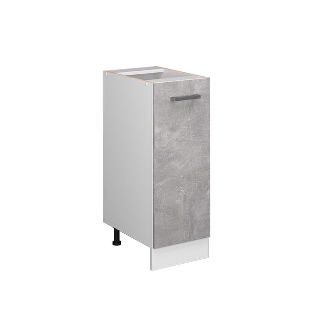 Vicco - Unterschrank R-line, Beton, 30 Cm Mit Tür, Ohne Arbeitsplatte