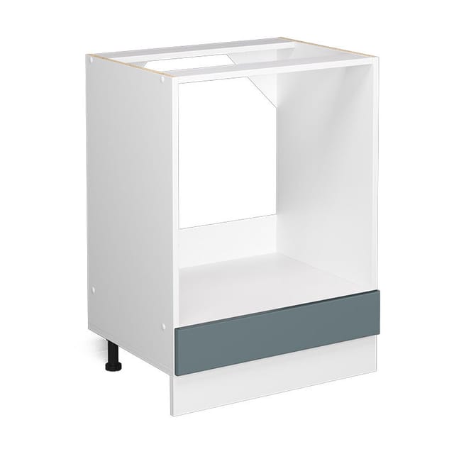 Vicco - Unterschrank R-line, Blau-grau, 60 Cm Mit Großnische, Ohne Arbeitsplatte
