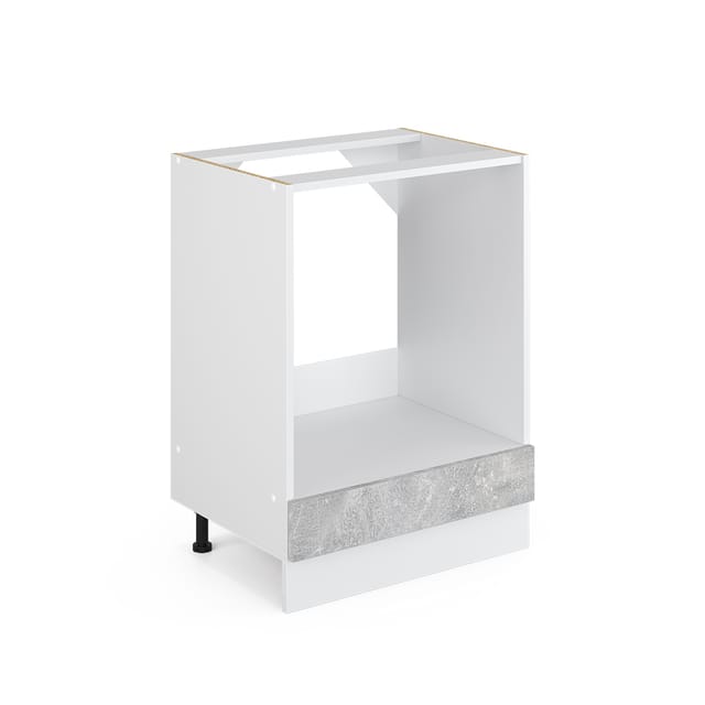 Vicco - Schränken R-line, Beton, 60 Cm Mit Großnische, Ohne Arbeitsplatte