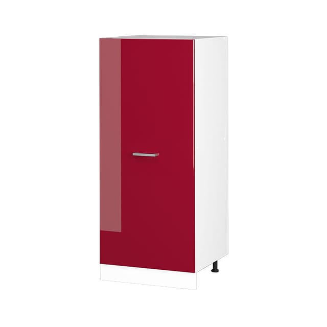 Vicco - Hochschrank R-line, Bordeaux Hochglanz, 60 Cm Mit Großer Tür