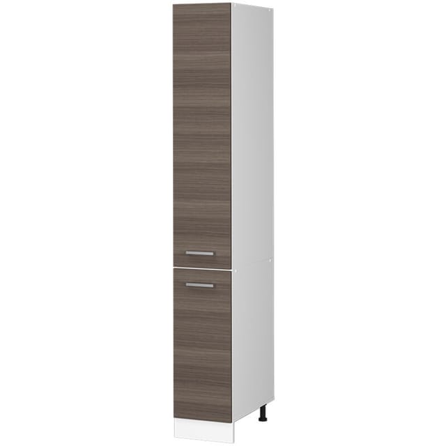 Hochschrank R-line, Grau, 30 Cm Mit Türen Vicco