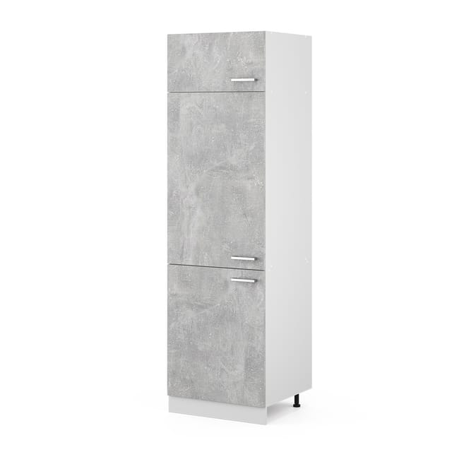 Hochschrank R-line, Beton, 60 Cm Mit Türen Vicco