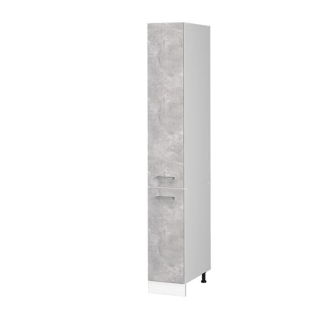 Vicco - Hochschrank R-line, Beton, 30 Cm Mit Türen