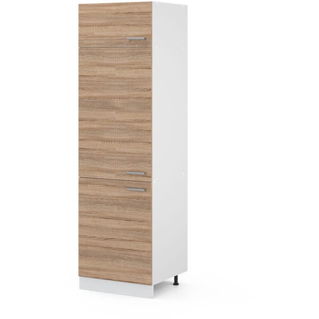 Hochschrank R-line, Sonoma, 60 Cm Mit Türen Vicco