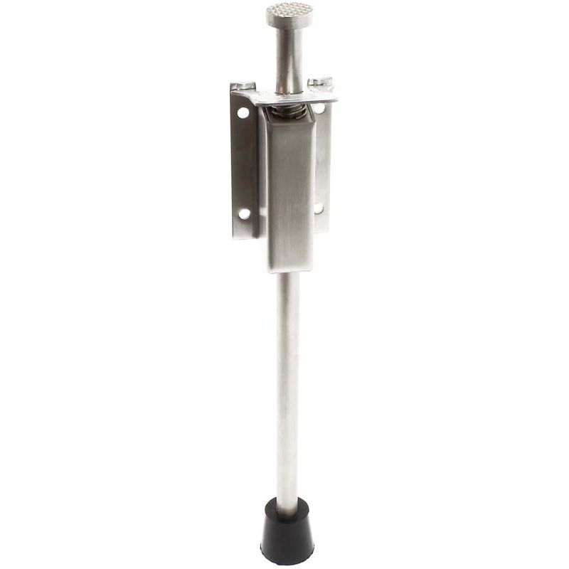 Guide De Porte À Pédale 130-163mm En Acier Inoxydable Butoir De Porte Amortisseur De Sol Bloque-porte Cale À Pédale Quincaillerie
