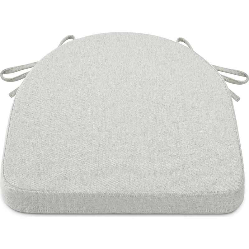 Coussin Chaise Salle À Manger 43,2x41,9 Cm, Antidérapant, Housse Lavable (blanc Cassé)