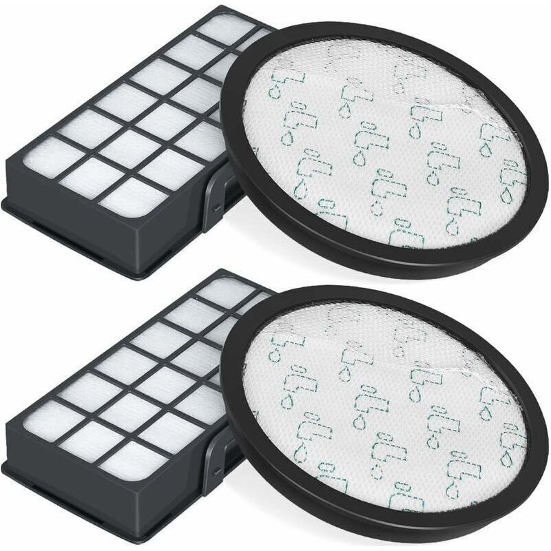 Lot De 2 Filtres Hepa Pour Aspirateurs Rowenta Silence, Accessoires De Remplacement Zr903701, Force Cyclonic 4aaaa Ro7647ea Ro7663ea Ro7676ea Ro7681ea (modèle Ro76xx) H246