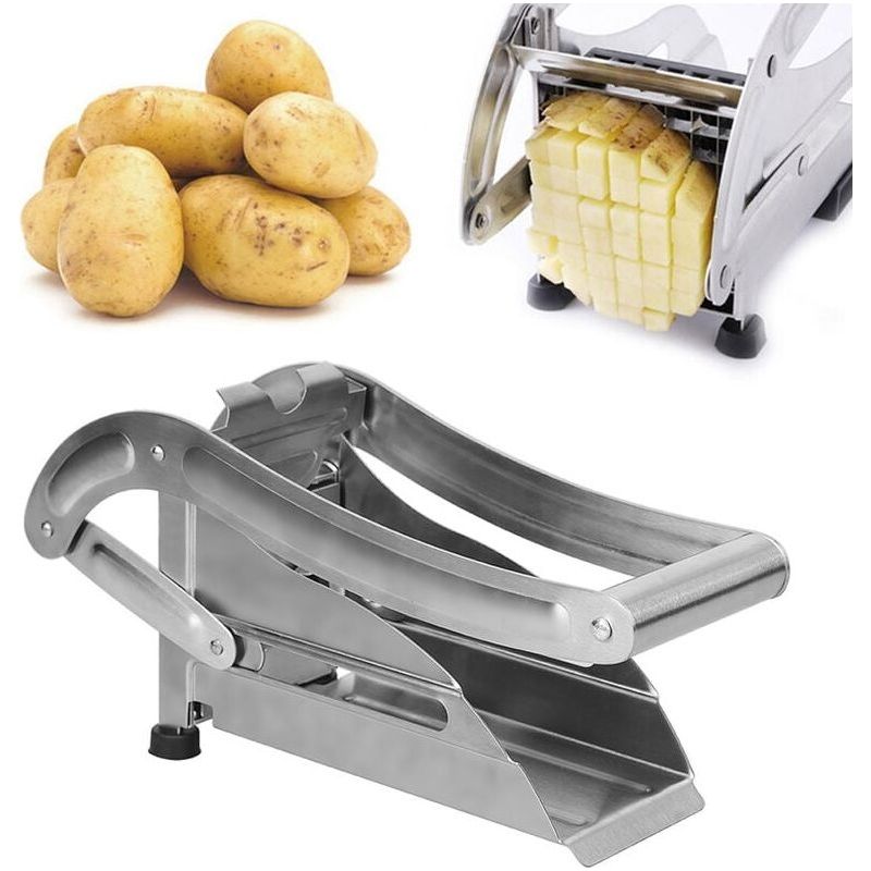 Coupe Frite Professionnel, Technologie Antidérapante, Coupe-légumes, Accessoires Pour Friteuse, Coupe Frites Manuel
