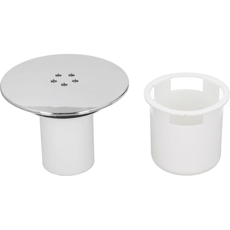 Shower Drain Cover, Tray Waste Trap Plug Hole Cover Replacement Chromate Treatment Fast Flow,durable Shower Drain Strainer For Bathroom Floor