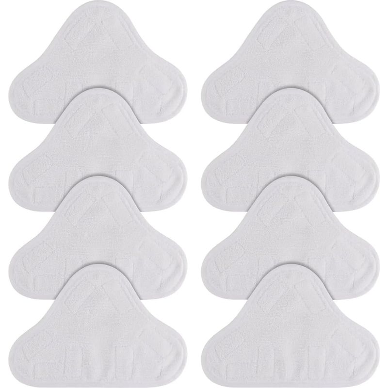 8 Pack Replacement Microfibre Steam Mop Cloths For H2o Mop X5, Washable For Floor Cleaning Covers H20x5