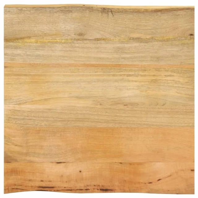 Tischplatte Mit Baumkante 80x80x3,8 Cm Massivholz Mango Vidaxl