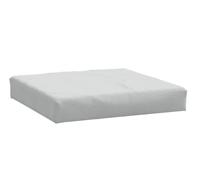 Palettenkissen Melange Hellgrau 60x60x9,5 Cm Stoff Vidaxl