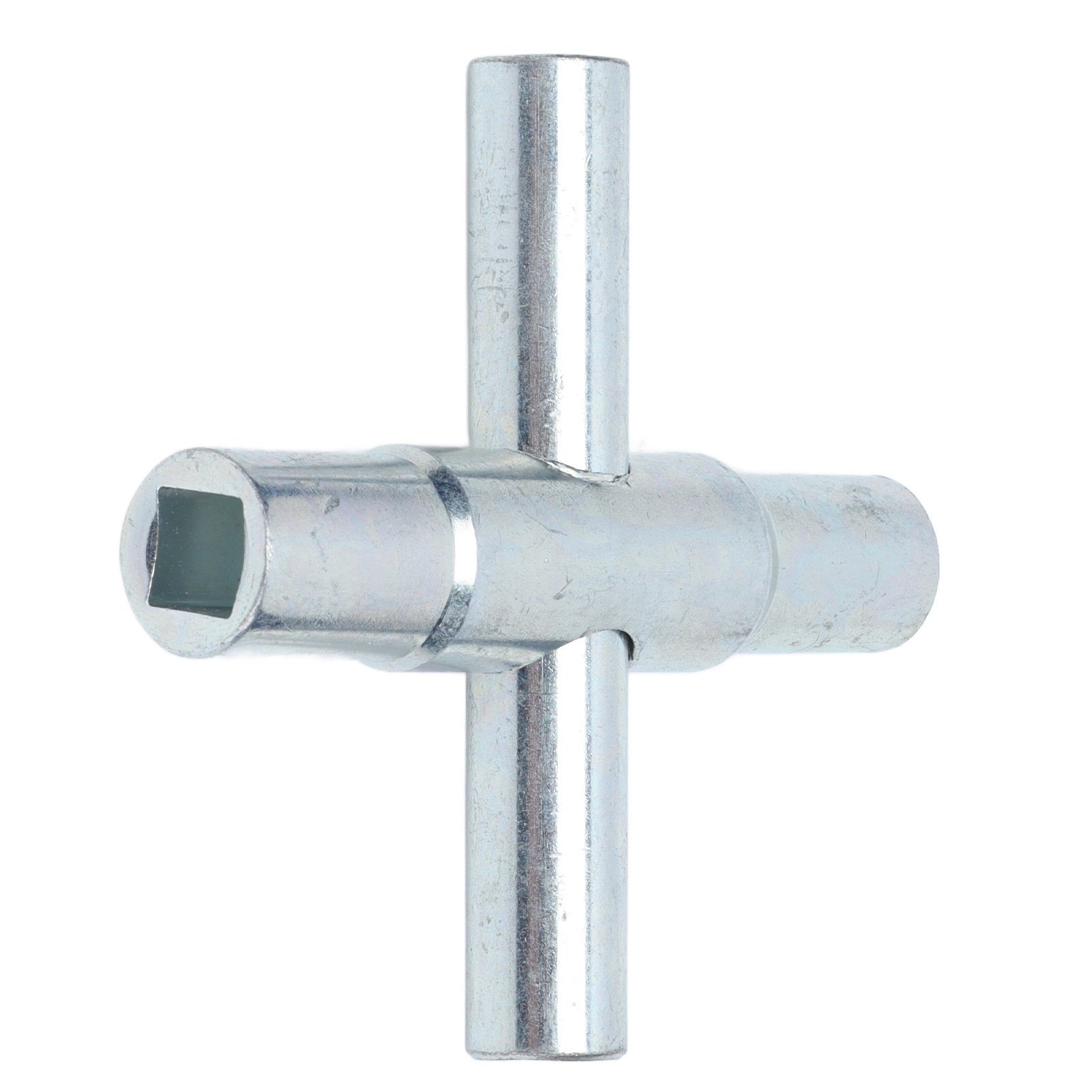 4-wege-schlüssel Für Gartenarmaturen, 4-in-1-kreuzschlüssel Für Wassermischer, Manuell Verstellbarer Schraubenschlüssel Für Badezimmer, 45-stahl, Silber, 1/4", 9/32", 5/16", 11/32