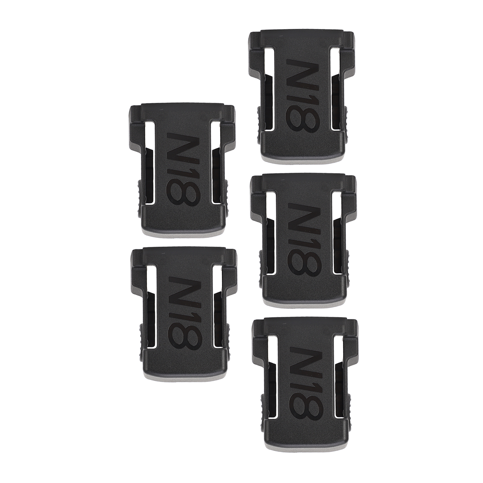 Set Mit 5 Schwarzen Abs-batteriehaltern Für 18-v-lithiumbatterien B2, Hb3, B4, B5, Hb6, Hb8, Hb12, 48, 11, 1815, 48, 11, 1850, 48, 11, 1820, Stabile Montage
