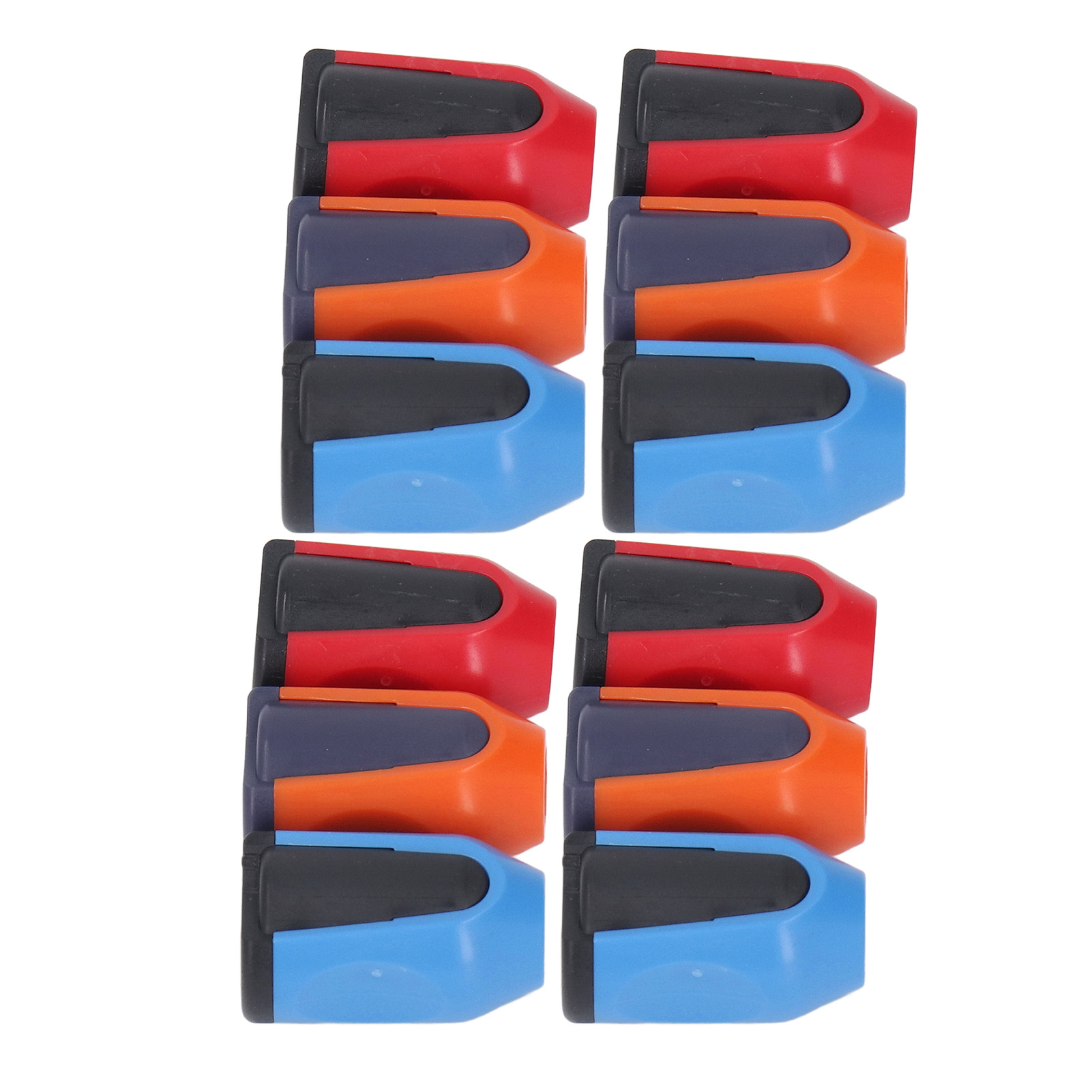 Set Mit 12 Magnetischen Schraubringen Für Abs-kunststoff, Magnetischer Bithalter Für Sechskantschraubendreherbits, Rot, Gelb, Blau