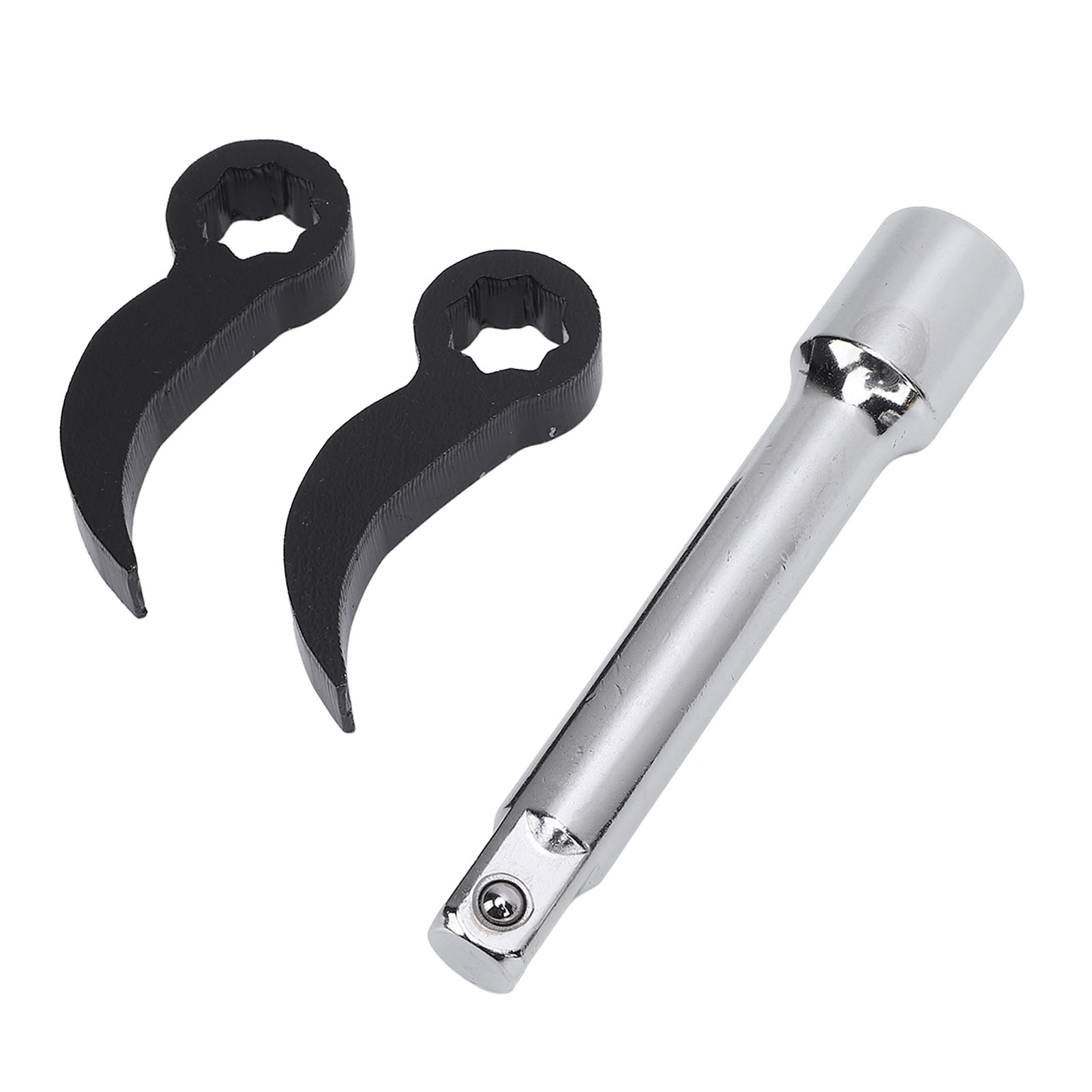 Set Bestehend Aus 3 Adapterbits, Hebelschlüssel, 65m-stahl, 2 Doppelvierkantköpfen, Demontagehebel Und 1/2"-verlängerung