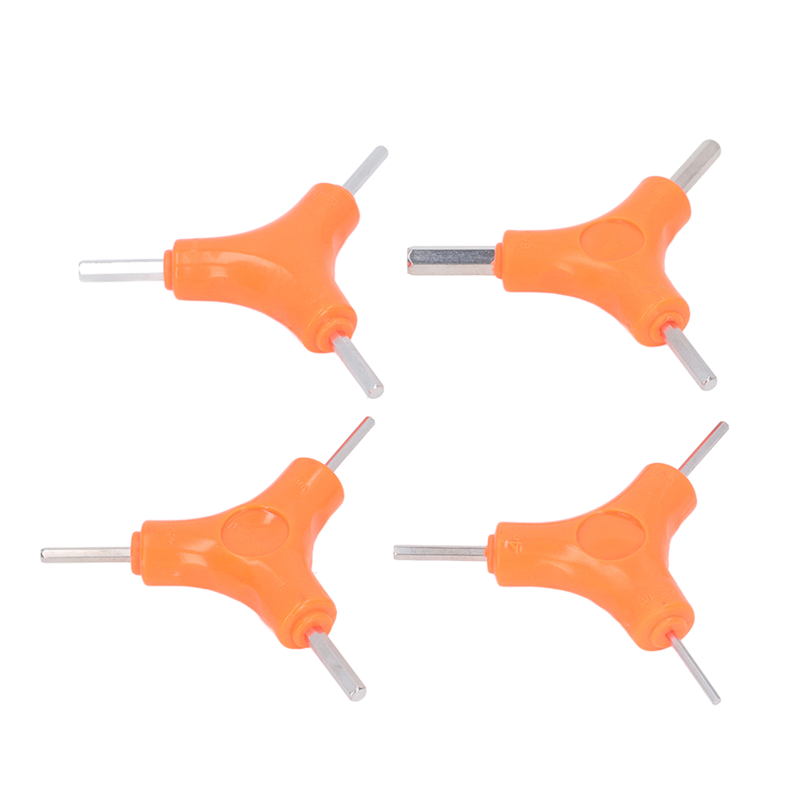 Set Mit 4 Y-förmigen Fahrradschlüsseln, 3-fach Sechseckig, Y-förmig, Tragbares Und Praktisches Fahrradwartungswerkzeug, 40 Cr, 2,5–3–4 Mm, 3–4–5 Mm, 4–5–6 Mm, 5–6–8 Mm