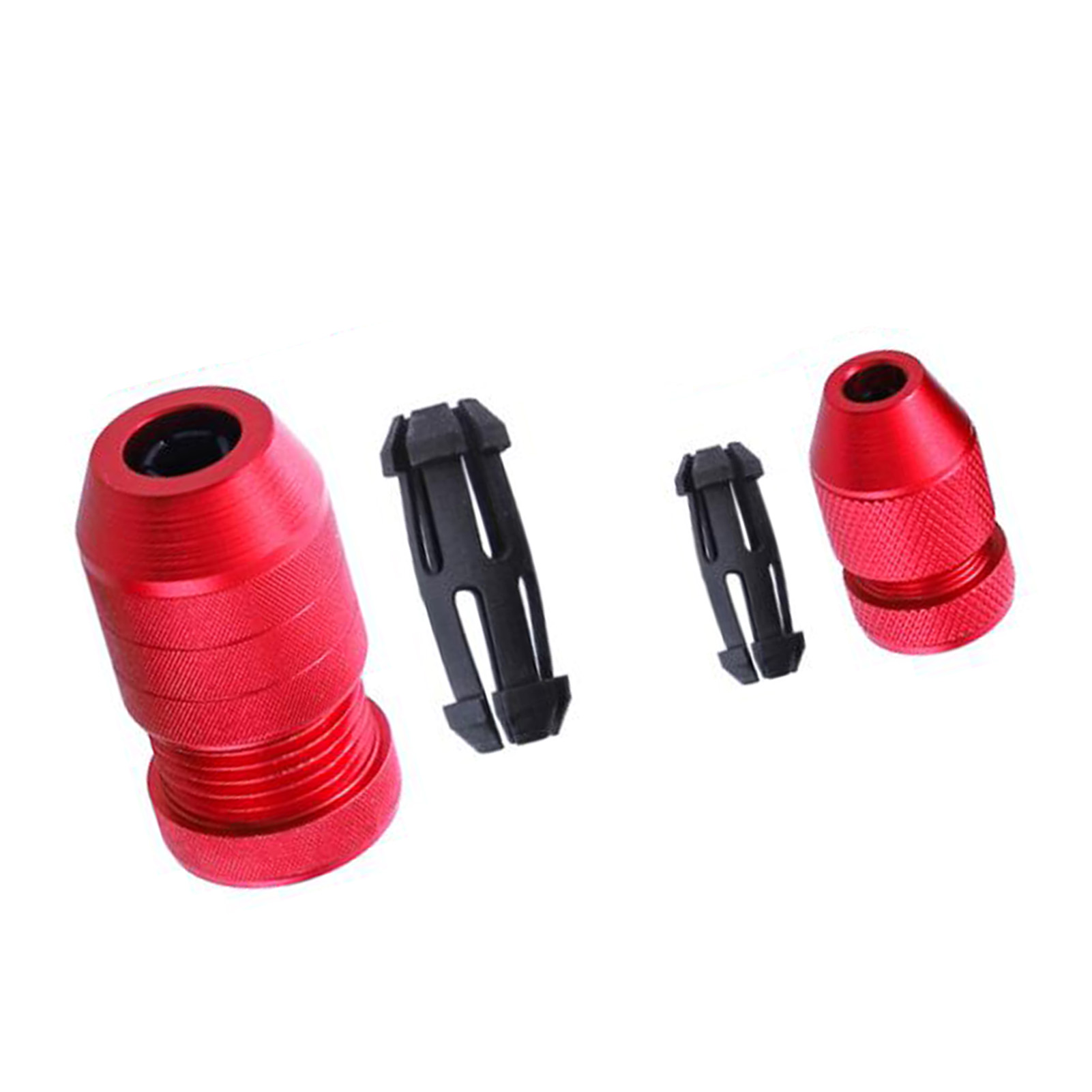 Set Mit 2 Verstellbaren Bohrtiefenanschlagringen Aus Aluminium Für 2-11 Mm Bohrer Mit Distanzstücken