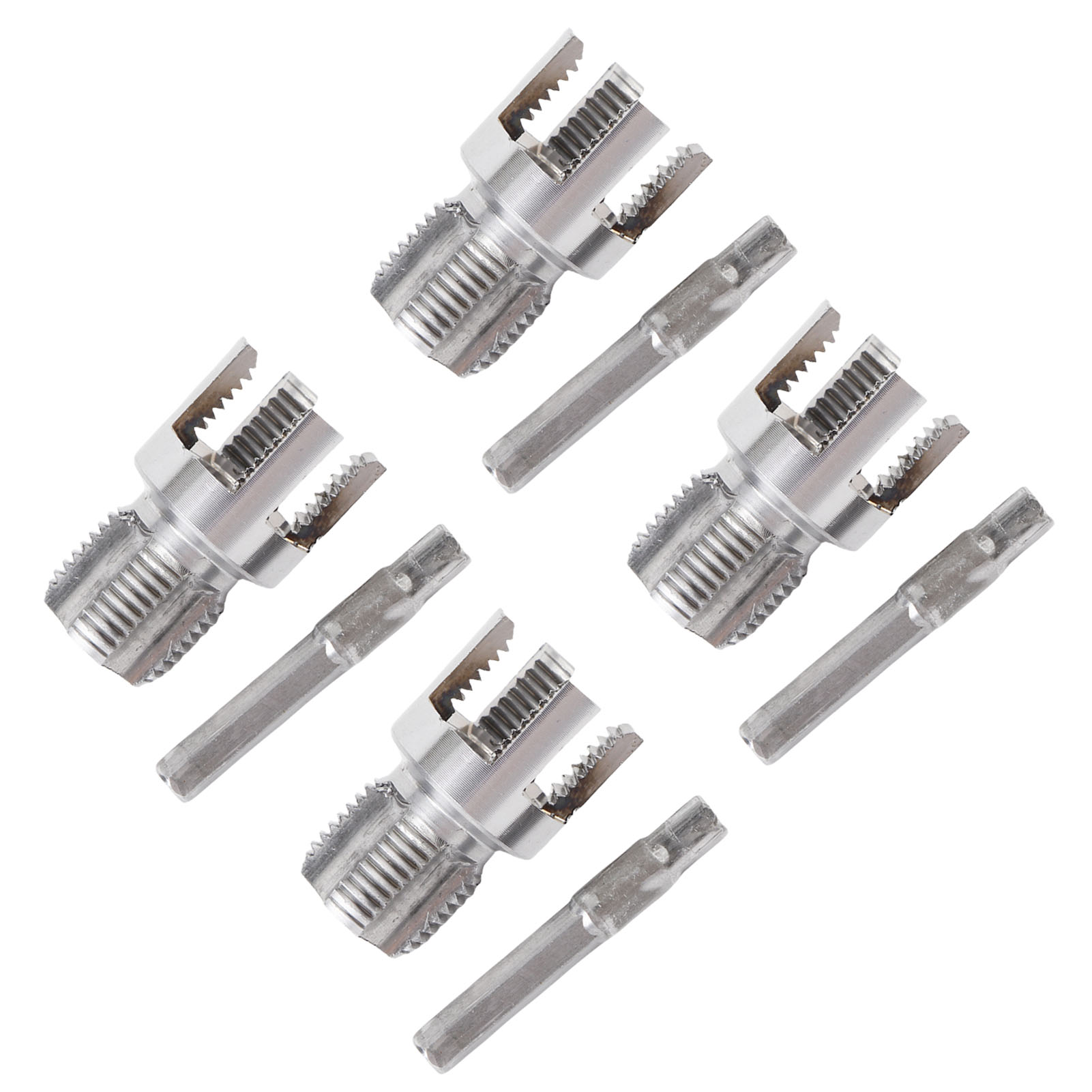 Set Mit 4 Integrierten G1/2 Innen- Und Außengewindeschneidwerkzeugen, Pvc-kunststoff-gewindeschneidset, Sanitärinstallation, 1/4"-sechskantschaft