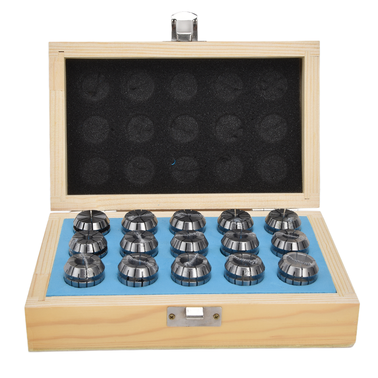 Packung Mit 15 Er25-hochpräzisions-spannzangen Aus Kohlenstoffstahl Für Cnc-gravier-/fräsmaschinen, 2–16 Mm