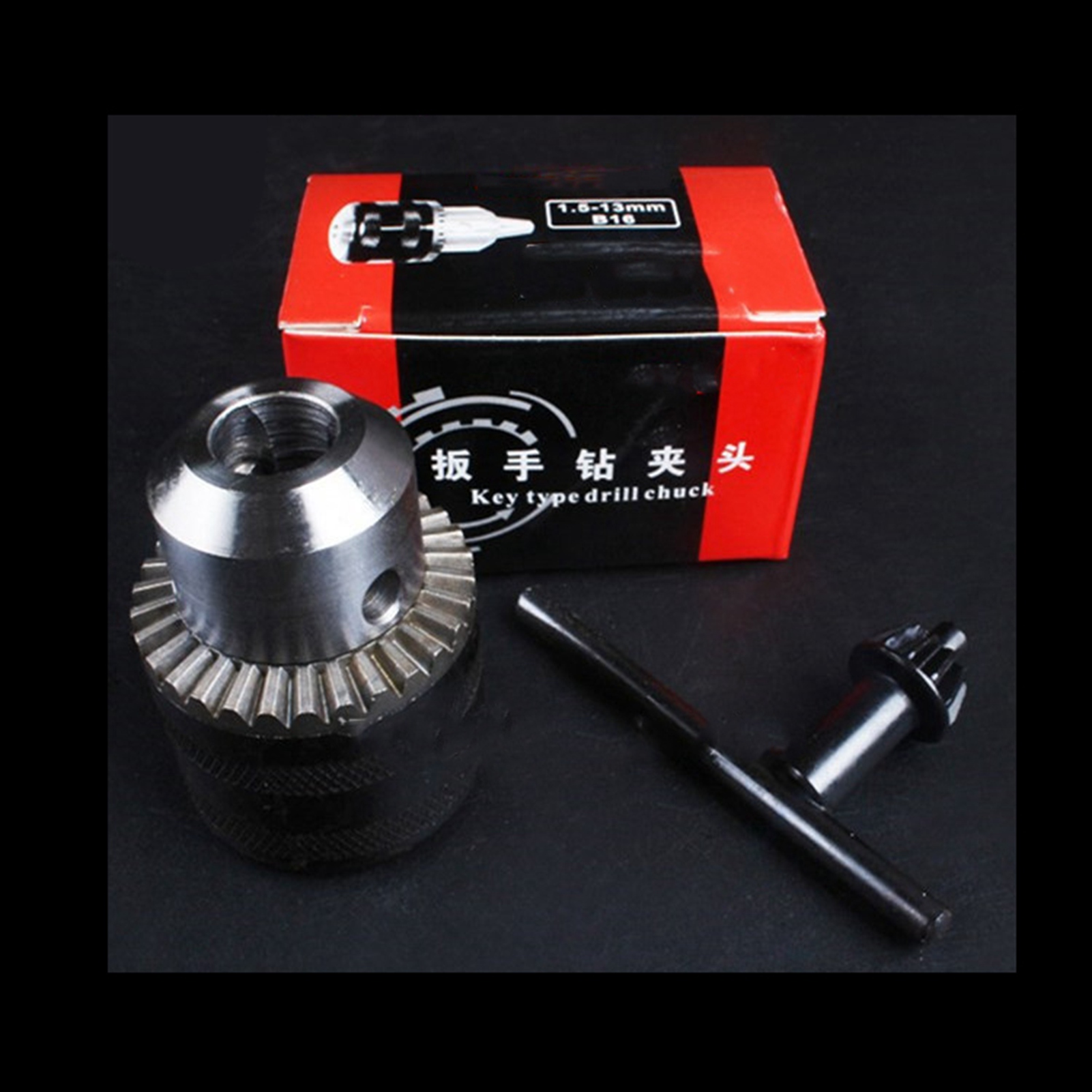 Edelstahl-bohrfutter Mit Schlüssel, Mini-elektrobohrfutter Mit Schlüssel Zur Werkstückspannung 1,0–10 Mm, 3/8-24unf