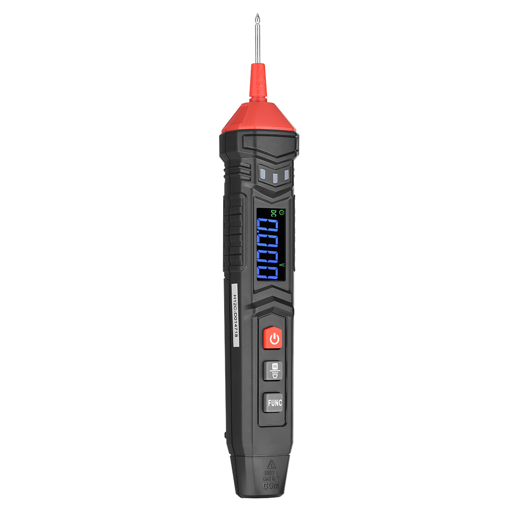 Habotest Ht121 Tragbares Automatisches Digitales Zangenmultimeter Mit Lcd-display, 4000 Zählern, Voltmeter, Gleich-/wechselspannungsprüfer, Widerstands-, Kapazitäts-, Frequenz-, Phasen- Und Leitererke