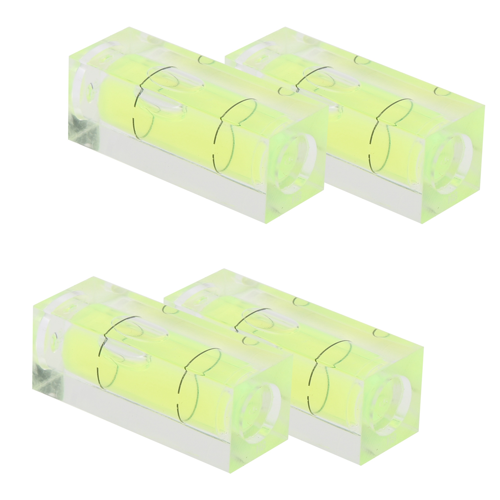 Set Mit 4 Mini-wasserwaagen Aus Abs-kunststoff Für 3d-druck Und Messungen